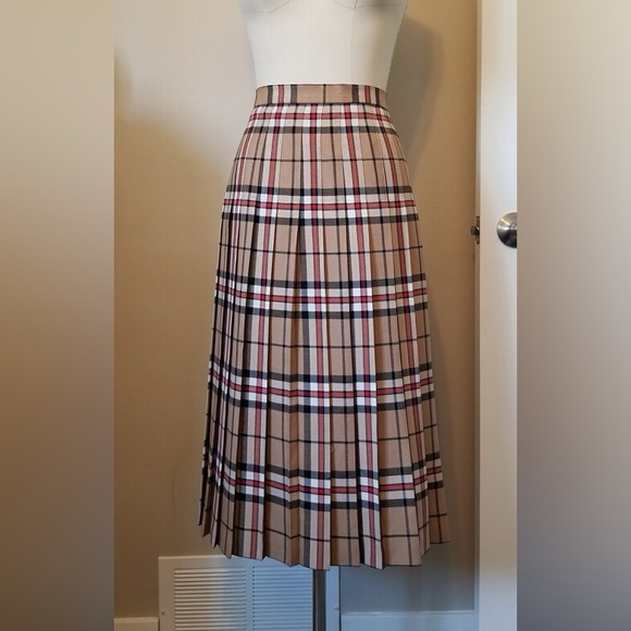 🌟Host Pick🌟Laird-Portch of Scotland Wool Plaid Midi  Skirt - Picture 3 of 14